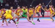 Sachin Tanwar in action (credits: PKL)